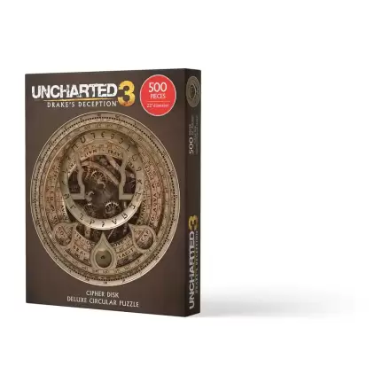 Uncharted Puzzle Chiffrierscheibe Circular Deluxe (500 Teile) Produktfoto