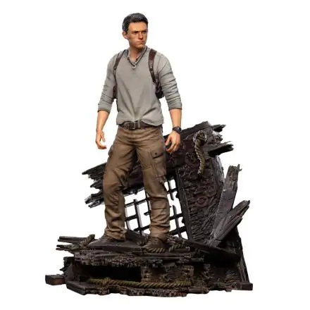 Uncharted Movie Deluxe Art Scale Statue 1/10 Nathan Drake 22 cm Produktfoto