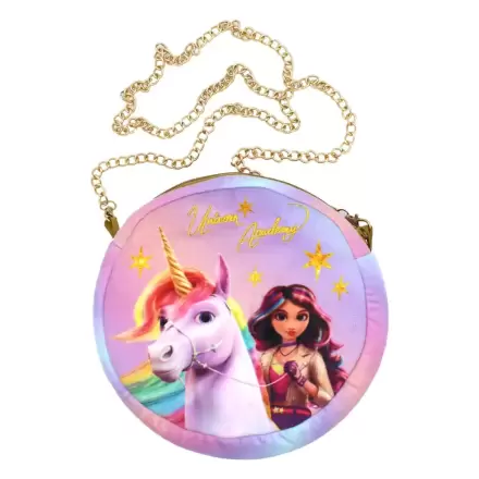 Unicorn Academy Plüsch Schultertasche rund Produktfoto