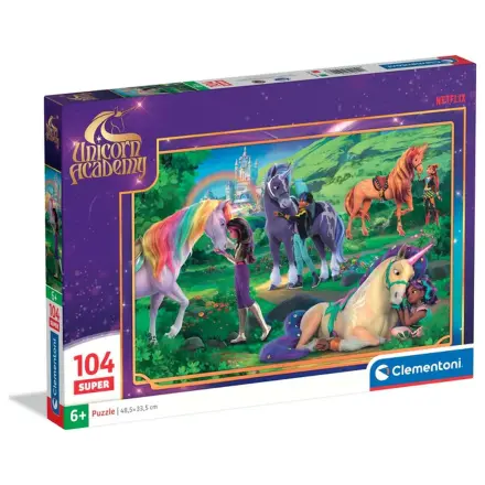 Unicorn Academy Meadow 104-teiliges Super puzzle Produktfoto