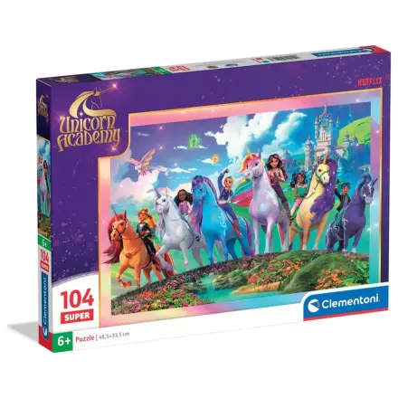 Unicorn Academy Mystic 104-teiliges Super Puzzle Produktfoto