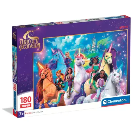 Unicorn Academy Rainbow Valley 180-Teile Puzzle Produktfoto