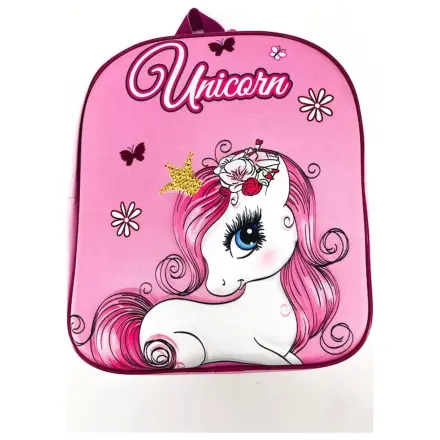 Unicorn Pink Blossom 3D Rucksack, Tasche 30 cm Produktfoto