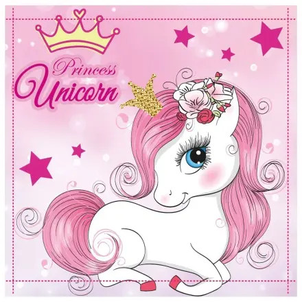 Unicorn Princess Handtuch, Gesichtstuch, Tuch 30x30cm Produktfoto