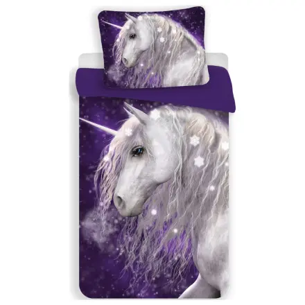 Unicorn Purple Bettbezug Produktfoto