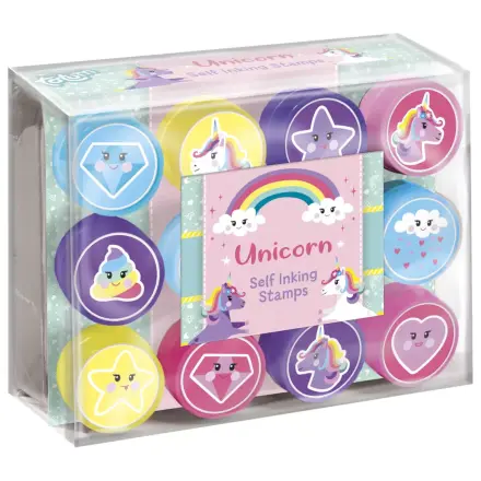 Unicorn Smile Stempel Set 12 Stück Produktfoto