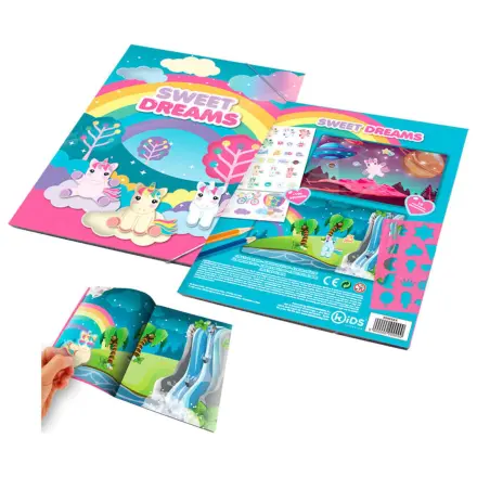 Unicorn Sweet Dreams Sticker-Album mit 1000 Stickern Produktfoto