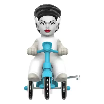 Universal Monsters Super Cycles Actionfigur Bride of Frankenstein (White with Blue Trike) 13 cm Produktfoto