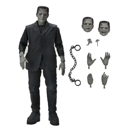 Universal Monsters Actionfigur Ultimate Frankensteins Monster (Black & White) 18 cm termékfotója