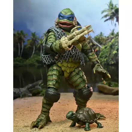 Universal Monsters x Teenage Mutant Ninja Turtles Scale Actionfigur Leonardo as the Creature 18 cm termékfotója