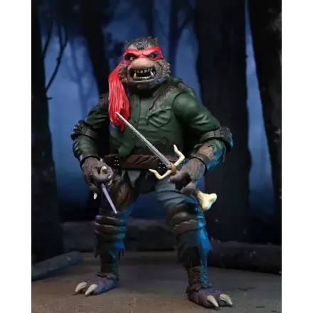 Universal Monsters x Teenage Mutant Ninja Turtles Actionfigur Ultimate Raphael as The Wolfman 18 cm termékfotója