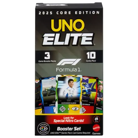 UNO Elite F1 Booster Pack Kartenspiel Produktfoto