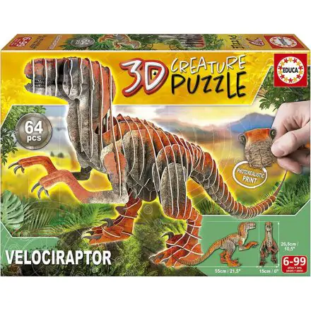 Velociraptor Puzzle 3D 64St Produktfoto