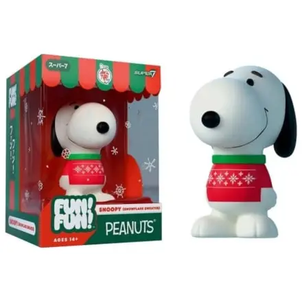 Vintage Peanuts Fun! Fun! Mini Figur Welle 03 Holiday Snoopy (Snowflake Sweater) Produktfoto