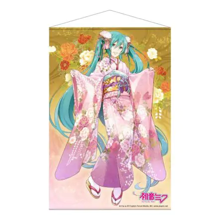 Vocaloid Wandrolle Miku Hatsune #5 60 x 90 cm Produktfoto