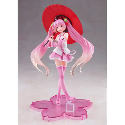 Vocaloid PVC Statue Sakura Miku 2nd Season New Written Japanese Umbrella Ver. 20 cm Produktfoto