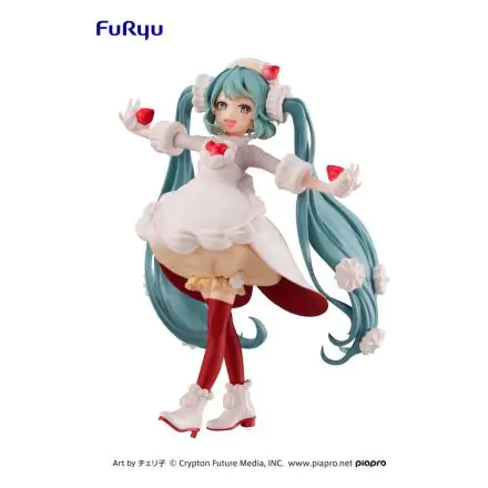 Vocaloid Sweet Tea Time PVC Statue Hatsune Miku Strawberry Short 17 cm Produktfoto