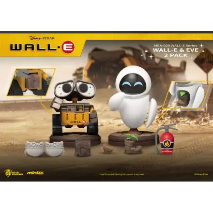 Wall-E Mini Egg Attack Figuren 2er-Pack Wall-E Series Wall-E & Eve 8 cm Produktfoto