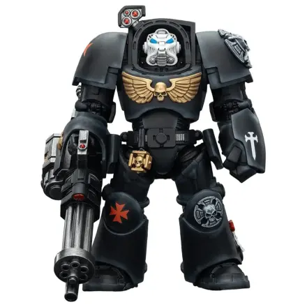 Warhammer 40,000 Actionfigur Black Templars Terminator 3 mit Power Fist und Assault Cannon 14 cm Produktfoto