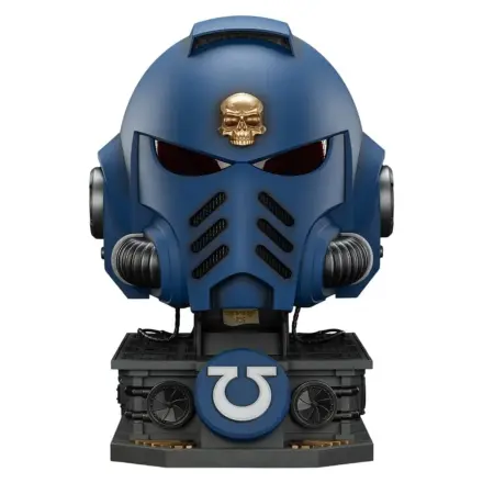 Warhammer 40,000 Captain MkX Helm & Display Ständer Ultramarines 44 cm Produktfoto