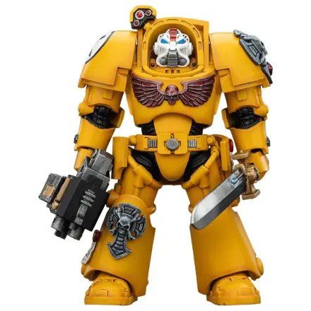 Warhammer 40,000 Actionfigur Imperial Fists Terminator 1 mit Power Sword und Storm Bolter 14 cm Produktfoto