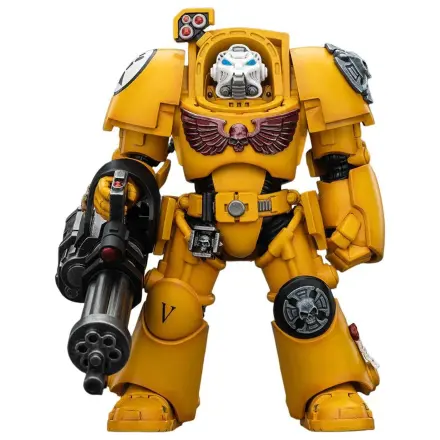 Warhammer 40,000 Actionfigur Imperial Fists Terminator 3 mit Power Fist und Assault Cannon 14 cm Produktfoto