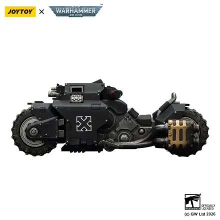 Warhammer 40,000 Raider-pattern Combat Bike Raven Guard mit Zwillings-Bolt-Gewehren 22 cm Produktfoto