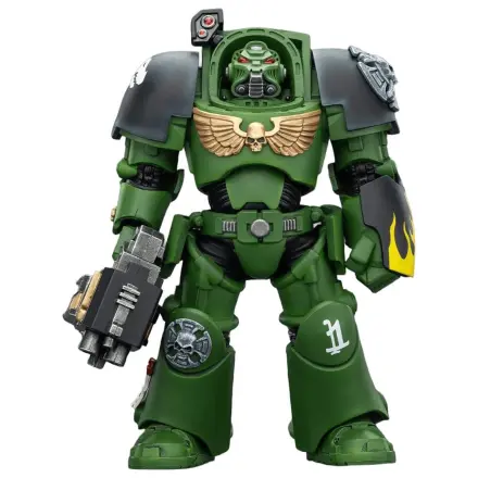Warhammer 40,000 Actionfigur Salamanders Terminator 2 mit Power Fist and Storm Bolter 14 cm Produktfoto