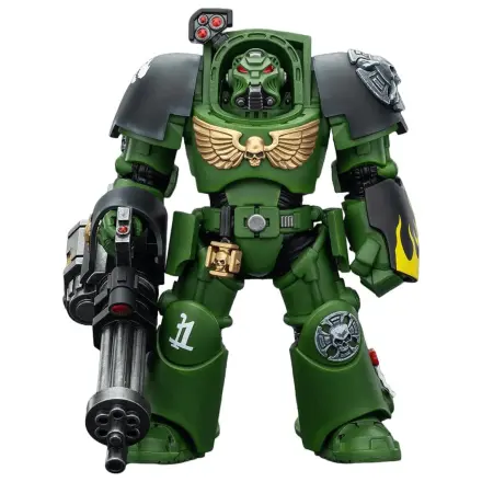 Warhammer 40,000 Actionfigur Salamanders Terminator 3 mit Power Fist und Assault Cannon 14 cm Produktfoto