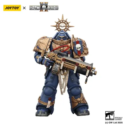 Warhammer 40,000: Space Marine 2 Actionfigur Ultramarines Heavy Relic Primus Armor mit Heavy Relic Bolt Rifle 13 cm Produktfoto