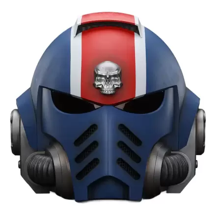 Warhammer 40,000: Space Marine 2 Nachbildung Ultramarines Lieutenant Titus Helm 30 cm Produktfoto