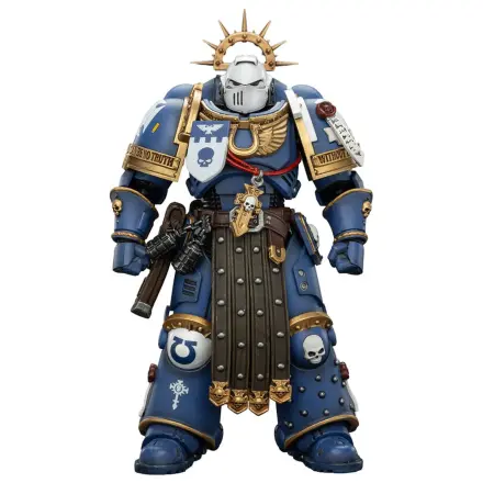Warhammer 40,000 Action Figur Ultramarines Torvald mit Power Sword, Stormshield und Bolt Pistol 13 cm Produktfoto