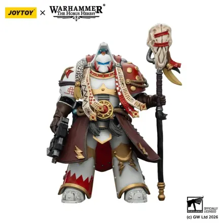 Warhammer 40,000 Actionfigur White Scars Stormseer Consul with Force Staff and Bolt Pistol 12 cm Produktfoto