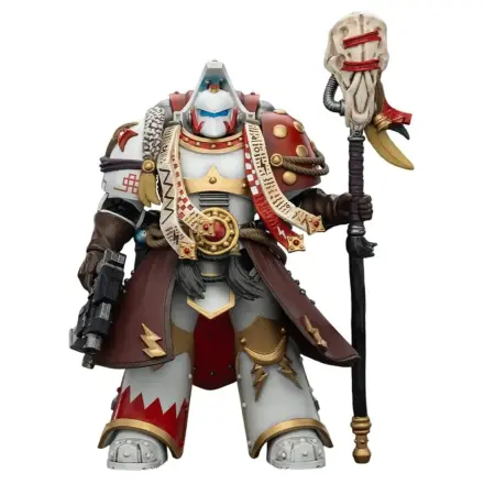 Warhammer 40,000 Actionfigur White Scars Stormseer Consul with Force Staff and Bolt Pistol 12 cm Produktfoto