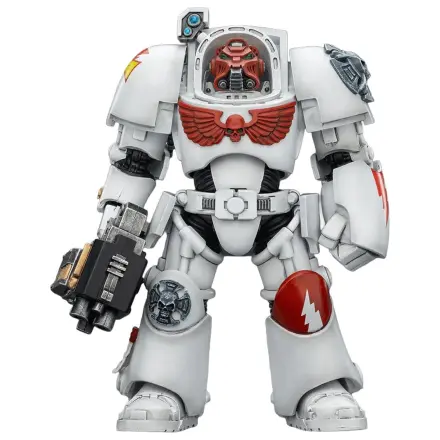Warhammer 40.000 Actionfigur White Scars Terminator 2 mit Power Fist und Storm Bolter 14 cm Produktfoto