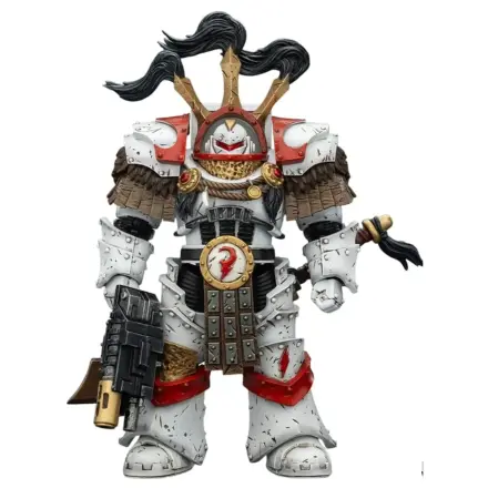 Warhammer 40,000 Actionfigur White Scars Legion Praetor in Cataphractii Terminator Armour mit Cyber Hawk Chogorian Schwert und Combi-Melta 14 cm Produktfoto