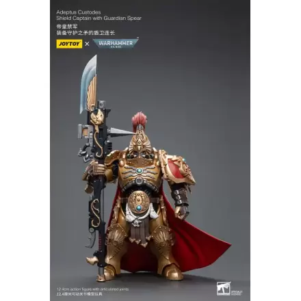 Warhammer 40k Actionfigur 1/18 Adeptus Custodes Shield Captain with Guardian Spear 12 cm termékfotója