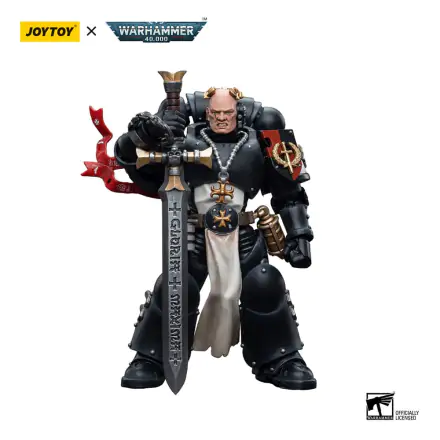 Warhammer 40k Action Figur 1/18 Black Templars Emperor's Champion Bayard's Revenge 12 cm Produktfoto