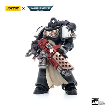 Warhammer 40k Actionfigur 1/18 Black Templars Primaris Initiate Brother Raemont 12 cm Produktfoto