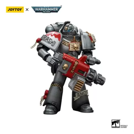 Warhammer 40k Actionfigur 1/18 Grey Knights Strike Squad Grey Knight with Psycannon 12 cm Produktfoto