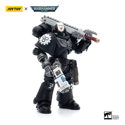 Warhammer 40k Actionfigur 1/18 Iron Hands Assault Intercessors Sergeant Kalock 12 cm termékfotója