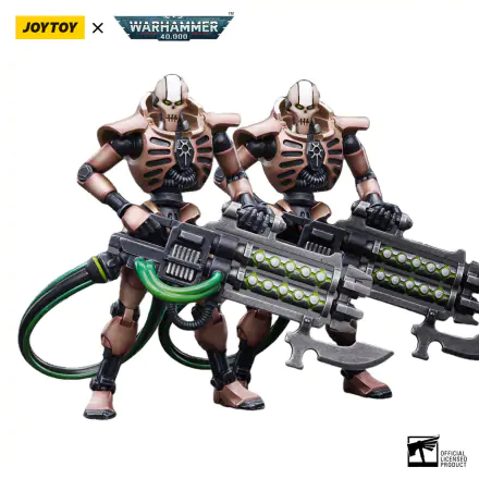 Warhammer 40k Actionfigur 2er-Pack 1/18 Necrons Szarekhan Dynasty Immortal with Gauss Blaster 11 cm termékfotója