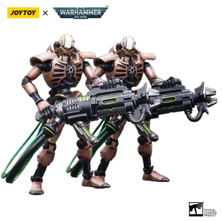 Warhammer 40k Actionfigur 2er-Pack 1/18 Necrons Szarekhan Dynasty Immortal with Tesla Carbine 11 cm termékfotója