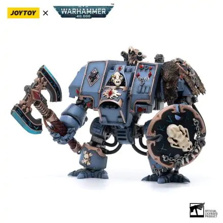 Warhammer 40k Actionfigur 1/18 Space Marines Space Wolves Venerable Dreadnought Brother Hvor 20 cm Produktfoto
