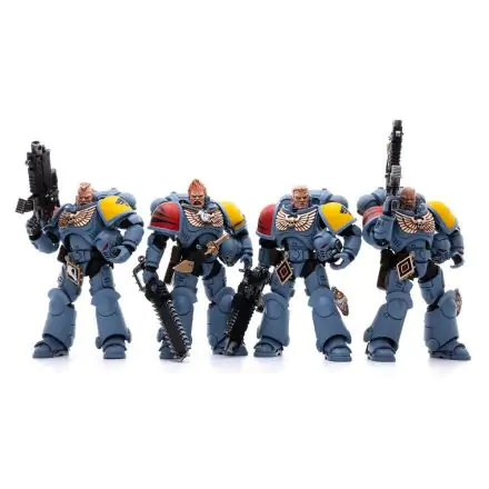 Warhammer 40k Actionfiguren 4er-Pack 1/18 Space Wolves Battle Hunters 12 cm Produktfoto