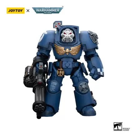 Warhammer 40k Actionfigur 1/18 Ultramarines Terminator Squad Terminator with Assault Cannon 12 cm Produktfoto