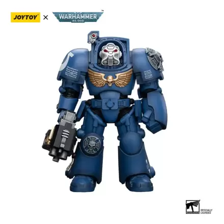Warhammer 40k Actionfigur 1/18 Ultramarines Terminator Squad Terminator with Storm Bolter 12 cm Produktfoto