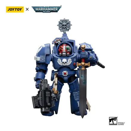 Warhammer 40k Actionfigur 1/18 Ultramarines Terminators Sergeant Terconon 12 cm Produktfoto