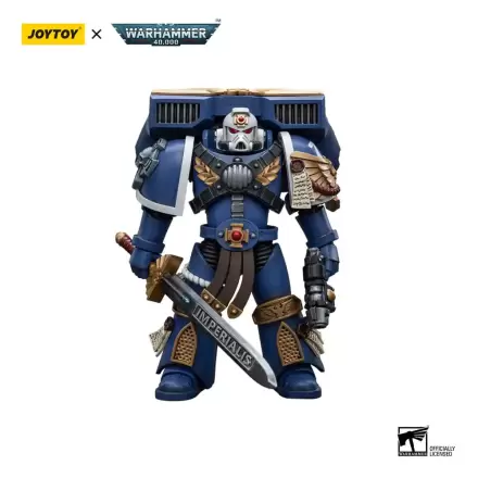 Warhammer 40k Actionfigur 1/18 Ultramarines Vanguard Veteran Sergeant 12 cm Produktfoto