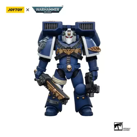 Warhammer 40k Actionfigur 1/18 Ultramarines Vanguard Veteran with Chainsword and Bolt Pistol 12 cm Produktfoto